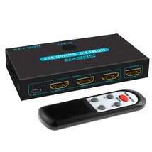 Hdmi 2.0 Switch Splitter 3 Port 4K Hdmi Switcher 3 In 1 Out Metal Hdmi Switches  - £30.36 GBP
