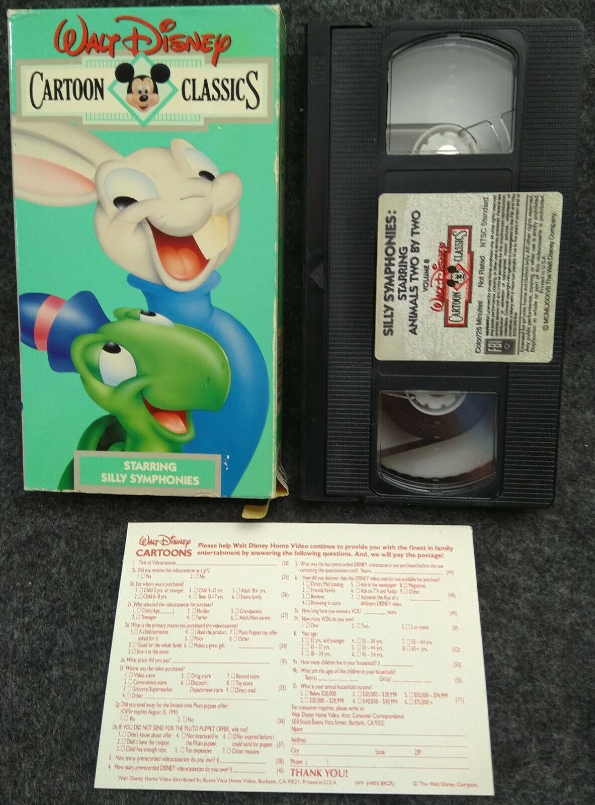 Primary image for VHS Walt Disney Cartoon Classics - V8 Starring Silly Symphonies (1987)