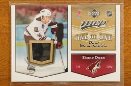 2007-08 UD MVP OO-DM Shane Doan Brenden Morrow ONE on ONE Dual Hockey Card - £6.61 GBP