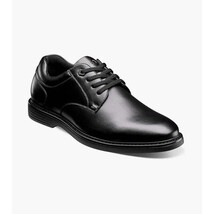 Nunn Bush Wade Work Plain Toe Oxford Chef Shoes Black Leather 84913-001 image 15