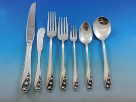 Lily of the Valley by Gorham Sterling Silver Flatware Set 8 Service 64 pieces - £3,046.74 GBP