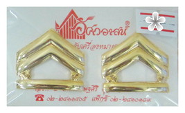 #0044 Thai Army Corps regimental gilded lapel pin badge Militaria Surplu... - £11.21 GBP