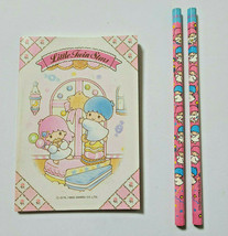 Little Twin Stars Pencil Mini Notebook Old SANRIO 1989 1991 Vintage Retro Rare - £21.24 GBP