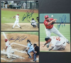 LOT OF 3 HOWIE KENDRICK SIGNED 8X10 PHOTO LA ANGELS 3 DIFFERENT ACTION P... - £21.84 GBP