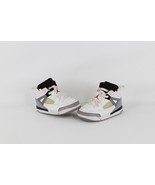 Vintage Nike Jordan Spizike TD Cement Grey Red Shoes Sneakers Child Size 7C - $39.55