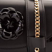 The Diva Black Leather Handbag image 4