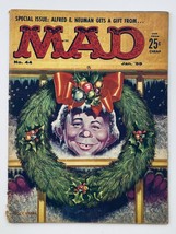 Mad Magazine January 1959 No. 44 Custom-Made Christmas Card 6.0 FN Fine No Label - £29.77 GBP