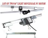 LOT TWO 83" Light Track Rail Motor Grow Light Mover for LED DE Gavita Re... - $189.99