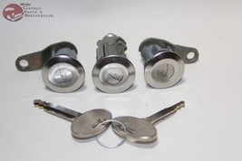 79-93 Mustang Ford Door Trunk Lock Cylinders Keys New - £37.41 GBP
