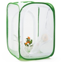 Two Doors Large Monarch Butterfly Habitat, Insect Mesh Cage, Caterpillar Enclosu - £40.85 GBP