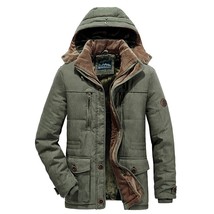 2021  and Velvet Thick Coat Waterproof and Hooded Men Outdoor Charge Jacket Men&#39; - £88.80 GBP