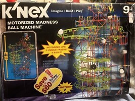 K&#39;nex Motorized Madness Ball Machine 2000 of 2004pc Building Kit Set 50086 - $89.09