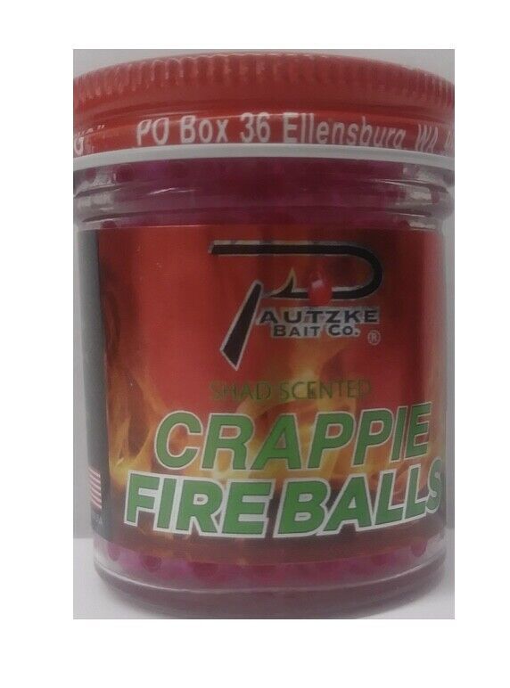 Pautzke Bait Co. Crappie Fireballs, Shad Scented, Fluorescent Pink, 1.35... - $8.59