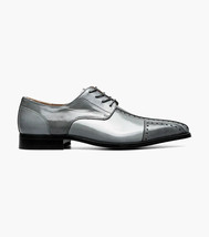 Stacy Adams Palmento Modified CapToe Oxford Dress Shoes Gray Multi 25740-062 image 7