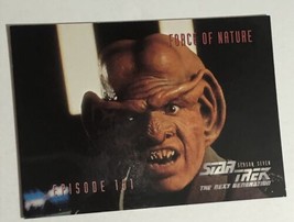 Star Trek The Next Generation Trading Card Season 7 #670 Force Of Nature - £1.55 GBP