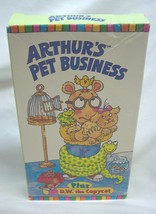 Vintage Marc Brown Arthur Arthur&#39;s Pet Business Vhs Video 1999 Pbs Kids - £12.78 GBP
