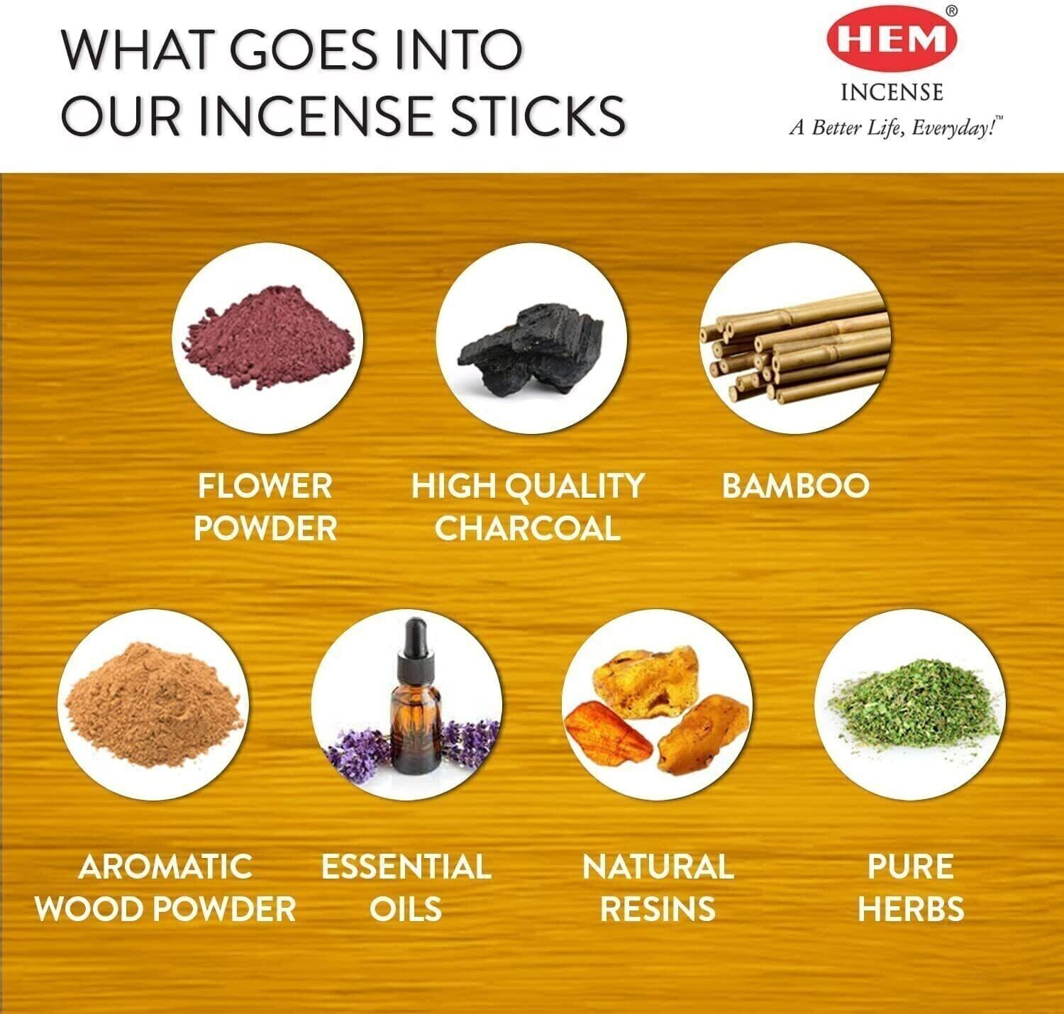 Hem Church Incense Sticks Natural Hand Rolled Masala Fragrances