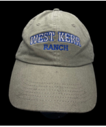 West Kerr Ranch Hat Baseball Ball Cap Adjustable Strapback Mens Gray Gre... - £59.09 GBP