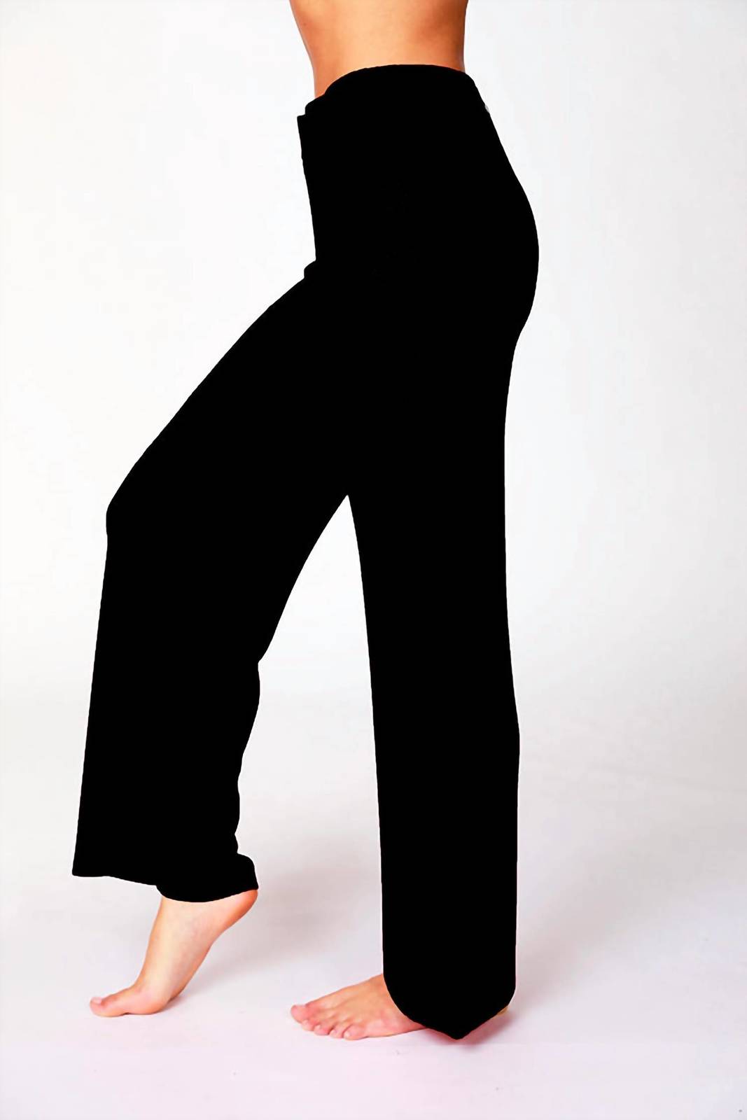 French Kyss soft stretch lounge pant in Black - size XS