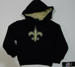 NFL New Orleans Saints HOODIE Boys/Girls Size Small 4 NWT - £14.88 GBP
