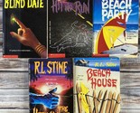Lot of 5 Books R.L. Stine - Blind Date Beach Party House Hitchhiker Hit ... - $14.50