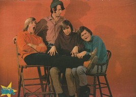 Monkees teen magazine pinup clipping Star wooden chairs 1970&#39;s Peter Tork - £5.47 GBP