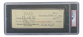 Orville Wright Signé Slabbed Banque Carreaux PSA / DNA 85200380 - £775.38 GBP
