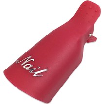 1Pk High Quality Red Acrylic Uv Gel Polish Remover Clip Cap Manicure Tool - £12.11 GBP
