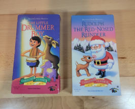 Rudolph the Red-Nosed Reindeer and The Little Drummer Boy Christmas Holiday VHS - £7.90 GBP