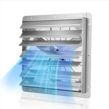 VEVOR 30.3" Shutter Exhaust Fan, Wall Mounted Attic Vent Fan, 6900 CFM, ... - $334.90