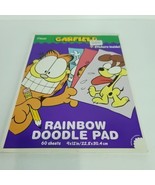 Drawing Doodle Pad With Stickers Rainbow 60 Sheet Mead Garfield And Odie... - £18.03 GBP