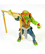 2014 TMNT Movie Michelangelo Action Figure W Weapon Works Playmates Ninj... - $210.76 MXN