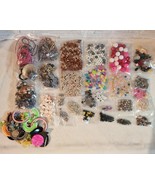 Vintage Beads &amp; Jewelry Making Lot - Glass, Metal, Wood, DIY Craft Supplies - $120.31 CAD