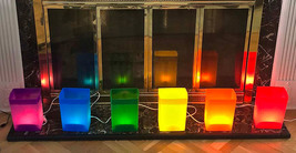 Gay Pride - FLIC - Rainbow Luminary with tea lights - hard shell: Set -12 Lumina - £239.00 GBP