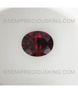 Natural Garnet Oval Concave Cut 10X8mm Burgundy Color VVS Clarity Loose ... - £95.08 GBP