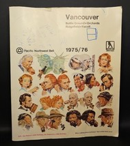 Vintage 1975-1976 Vancouver Washington PNW Bell Telephone Book & Yellow Pages - £73.48 GBP