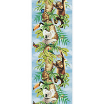 Jungle Animals In Tree Vertical Wallpaper Border Village 5814585 Koala Bear - $19.34