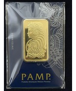 Gold Bar 31.10 Grams PAMP Suisse 1 Ounce Fine Gold 999.9 In Sealed Assay - $2,364.00