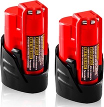 Upgrade! 2 Pack M12 3.0Ah Replacement Battery For Cordless Power Tool - £28.86 GBP