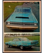 1968 &quot;CARS&quot; Magazine Color Print - &quot;Penney Pincher&quot; Dodge Hemi Race Car A4 - $138.37 MXN