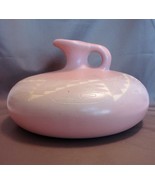 Artist Signed Navajo Mesa Verde Pottery Soft Pink Etched Water Vessel - $37.99