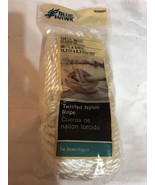 TWISTED Nylon  ROPE 0349207 BLUE HAWK 124LB. 56KG 50ft.x14in Ships N 24h - $24.26 CAD