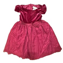 Sweet Heart Rose Dress Size 3T Pink Sequin Belt Velvet Boddice Easter Ch... - $19.79