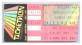 Huey Lewis &amp; Il News Concerto Ticket Stub Luglio 27 1985 Columbia Del Maryland - £37.14 GBP