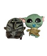 Star Wars Doorables Plush Lot Grogu Baby Yoda Mandalorian Helmet 10” Mattel - $15.30