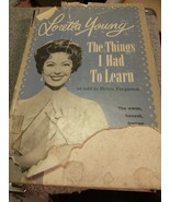 Loretta Young, Things I had to Learn by Helen Ferguson 1st Ed. HC,DJ 1961 - £4.66 GBP
