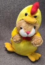 Gemmy Dancing Rabbit Chicken Suit Singing "Easters Back" Animated Plush Works - £10.65 GBP