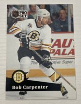 1991-92 Pro Set Bob Carpenter #349 Boston Bruins NHL Hockey - £0.79 GBP
