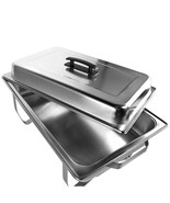 Stainless Catering FOLDING Chafing set Chafer Serving Warmer $aving afte... - $60.93 CAD