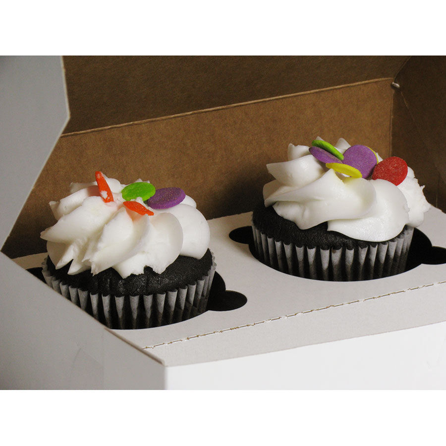 Cupcake Insert - Standard size- Holds 2 Cupcakes 200 holders PER CASE HOLDS 400 - £27.20 GBP